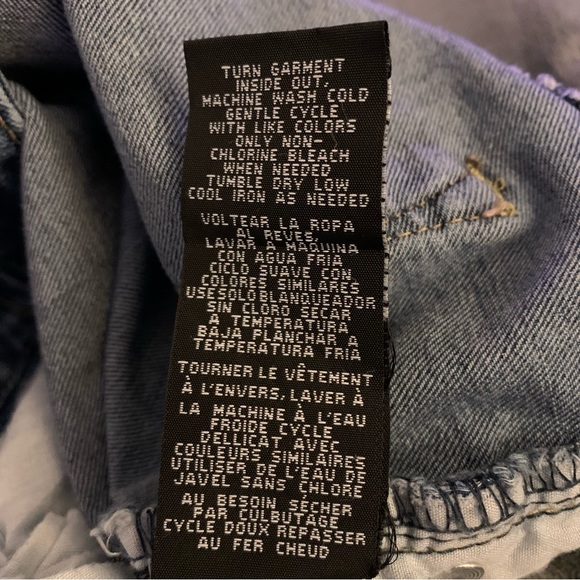 Nordstrom 1822 Denim Cutoff Blue Jean Shorts - Picture 5 of 5